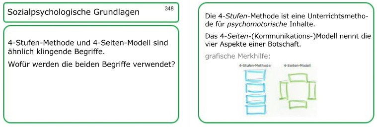 Ada Schein Praktische Prüfung 4 Stufen Methode AdA-Prüfung: Warum modifizierte 4-Stufen-Methode?
