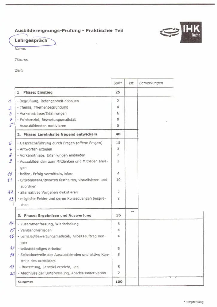 Ausbilderprufung Unterweisung Oder Prasentation Was Ist Einfacher