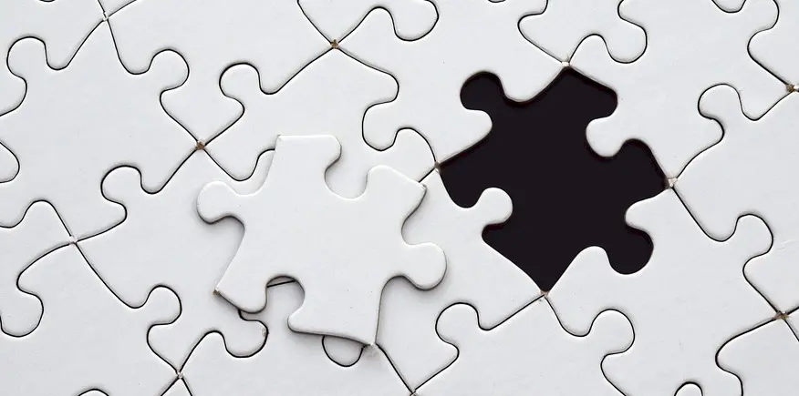 Puzzle, in dem nur noch ein Teil fehlt - als Symbolbild: Nutzen Sie doch Lückentexte als Leittextmethode,